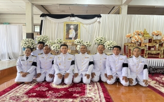 เข้าร่วมพิธีบำเพ็ญกุศลแด่ สมเด็จพระเจ้าลูกเธอ เจ้าฟ้าพัชรกิติยาภา นเรนทิราเทพยวดี กรมหลวงราชสาริณีสิริพัชร มหาวัชรราชธิดา ในวาระครบ 100 วัน (สตมวาร) แห่งการสิ้นพระชนม์